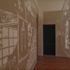 Heimatspuren-doppelte Exposition, begehbare installation 5.10 x 5.40 m2, ZVONO Preis 2014