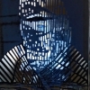 Fotokopie- Scherenschnitt, Lightbox ca. 20 x 27 cm